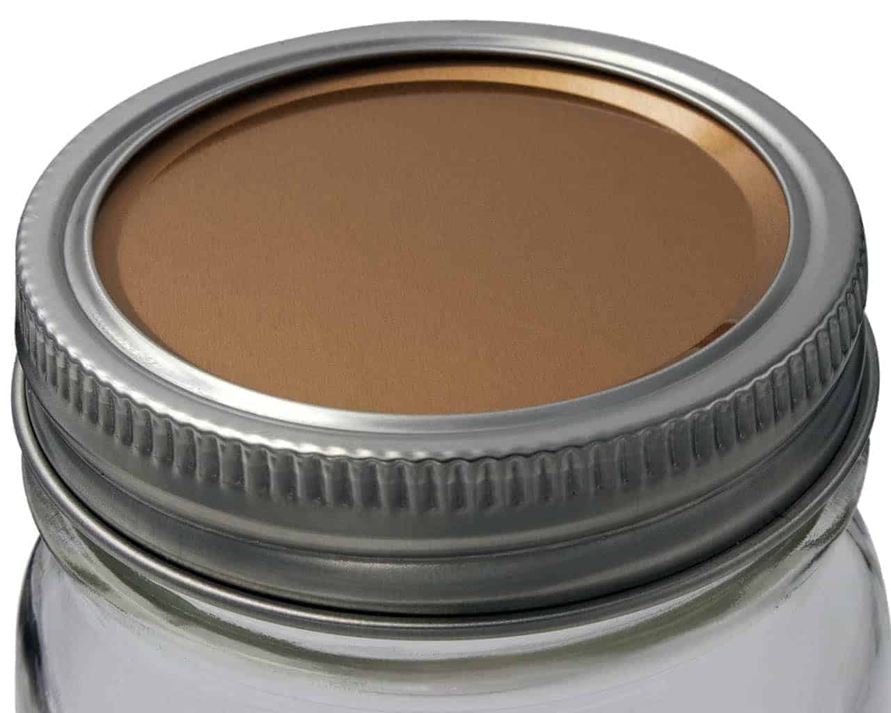 Copper Flat Storage Lid Inserts for Mason Jars - Concordia Style Boutique