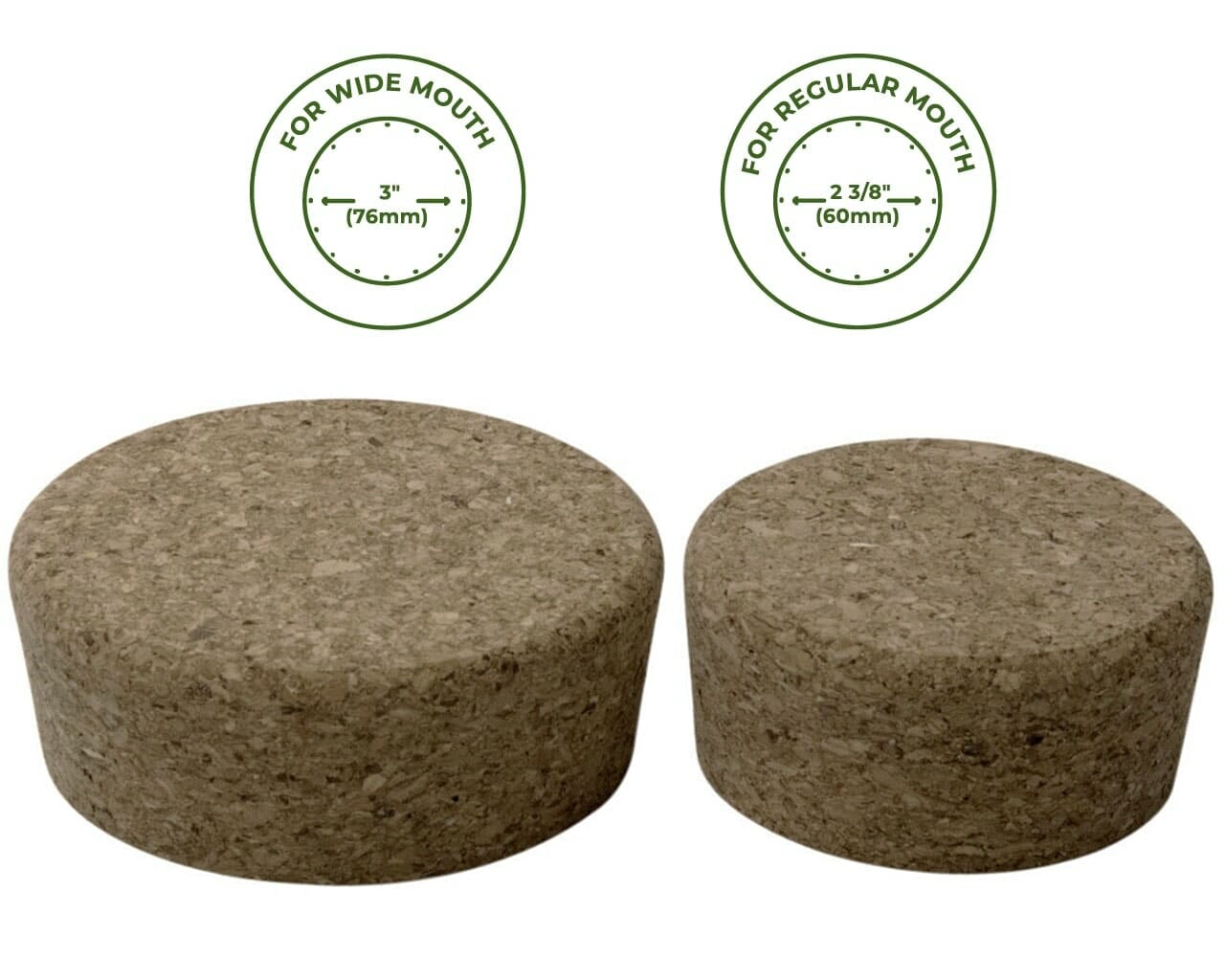 Cork Lid / Stopper for Mason Jars 4 Pack - Concordia Style Boutique