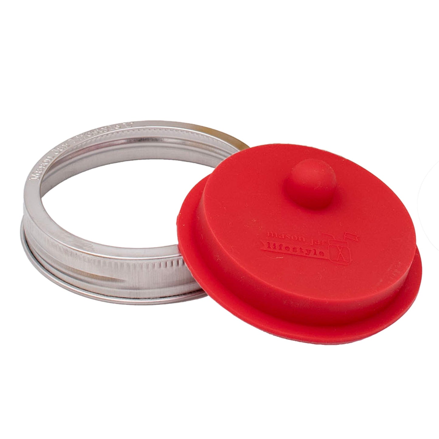 Silicone Fermentation Airlock Valve Lid With SS Band for Wide Mouth Mason Jars - Concordia Style Boutique