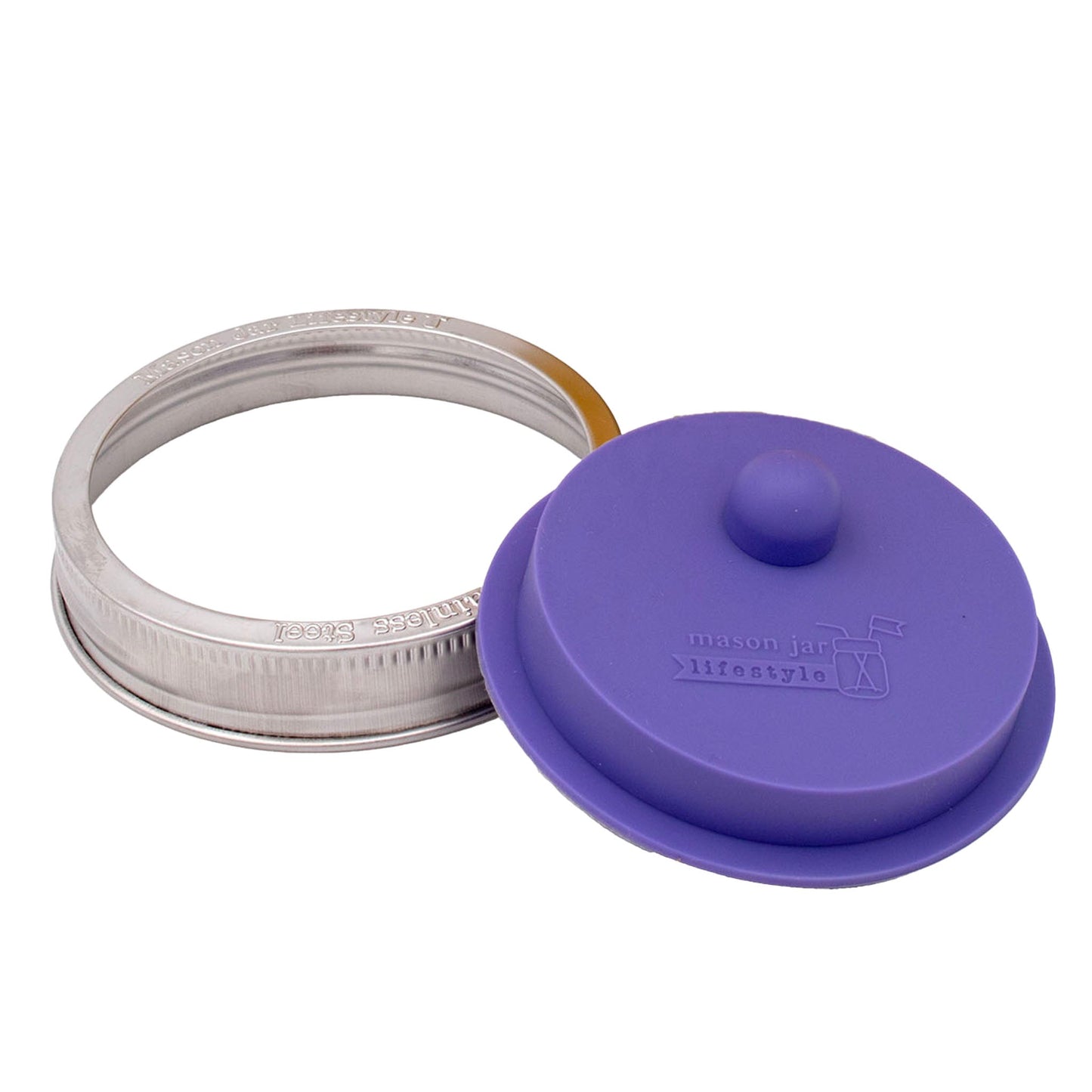 Silicone Fermentation Airlock Valve Lid With SS Band for Wide Mouth Mason Jars - Concordia Style Boutique
