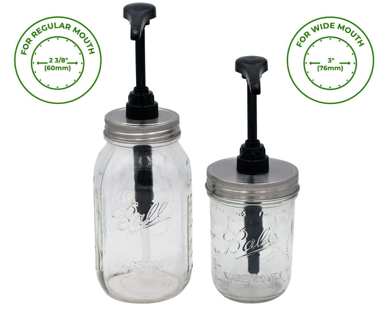 Food Grade Dispenser Pump for Mason Jars - Concordia Style Boutique