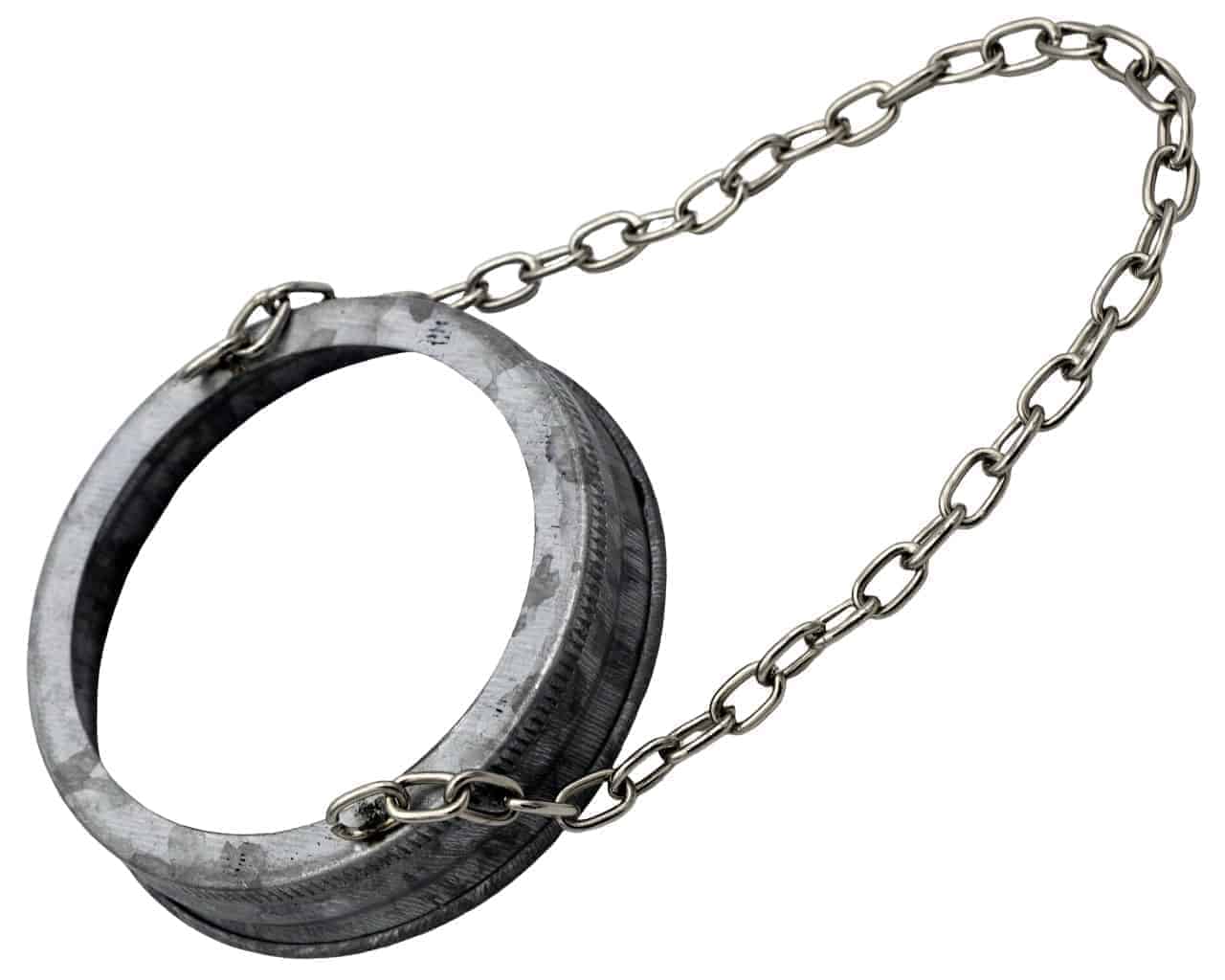 Galvanized Band with Chain Handle for Mason Jars 6 Pack - Concordia Style Boutique