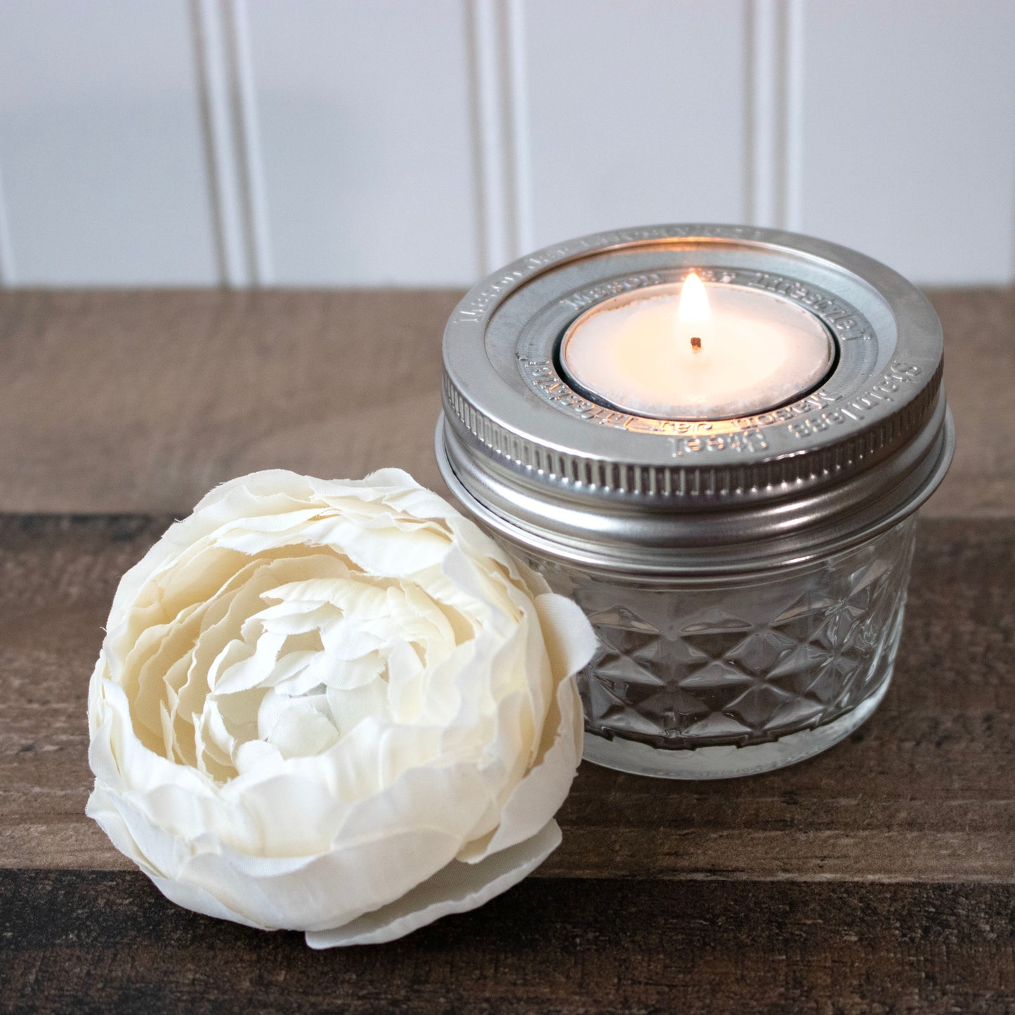Tea Light Holder Metal Lid Insert for Mason Jars 6 Pack - Concordia Style Boutique