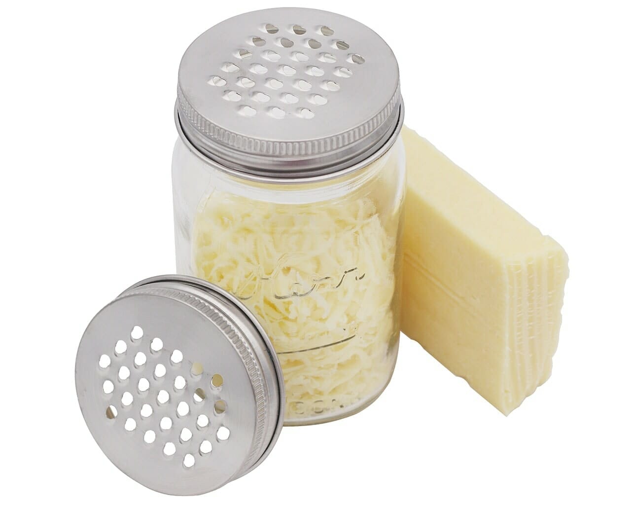 Grater / Shredder Stainless Steel Lid for Mason Jars - Concordia Style Boutique