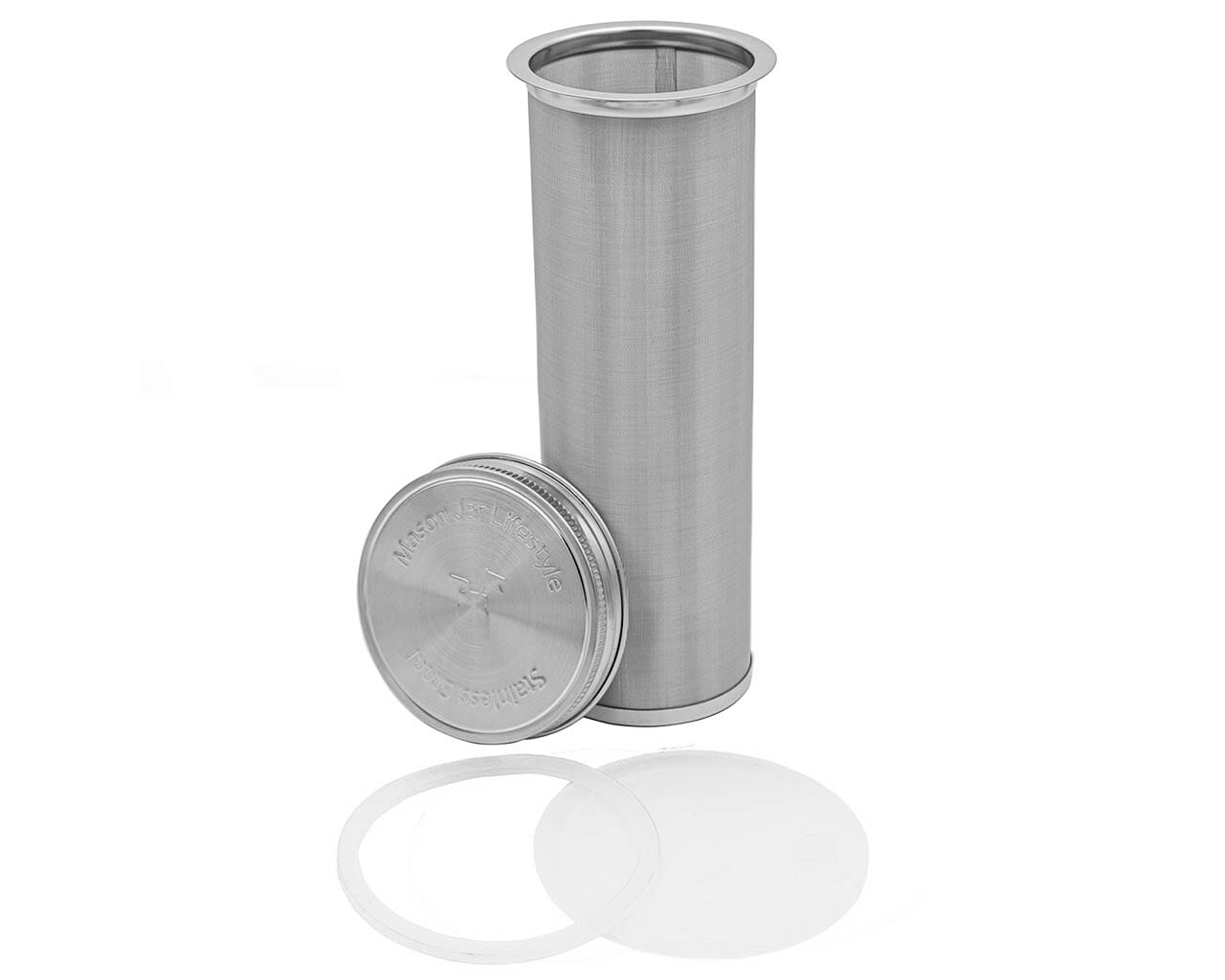 Cold Brew Coffee & Tea Maker Stainless Steel Filter With Lid for Mason Jars - Concordia Style Boutique