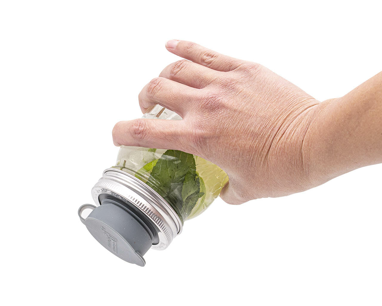 Silicone Chug Leak Resistant Lids for Regular Mouth Mason Jars - Concordia Style Boutique