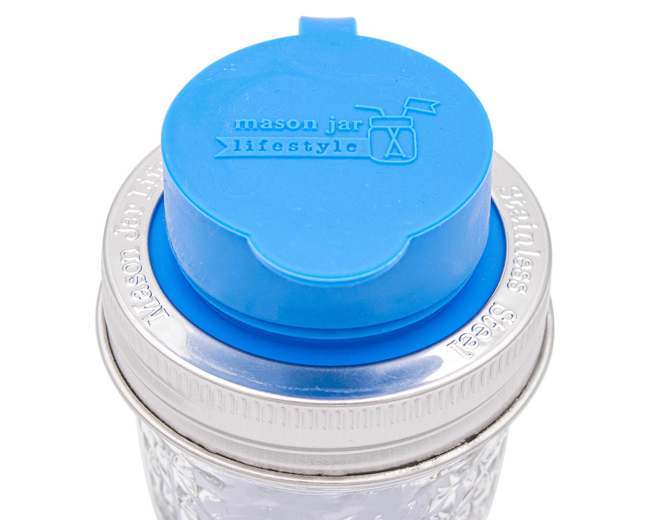 Silicone Chug Leak Resistant Lids for Regular Mouth Mason Jars - Concordia Style Boutique