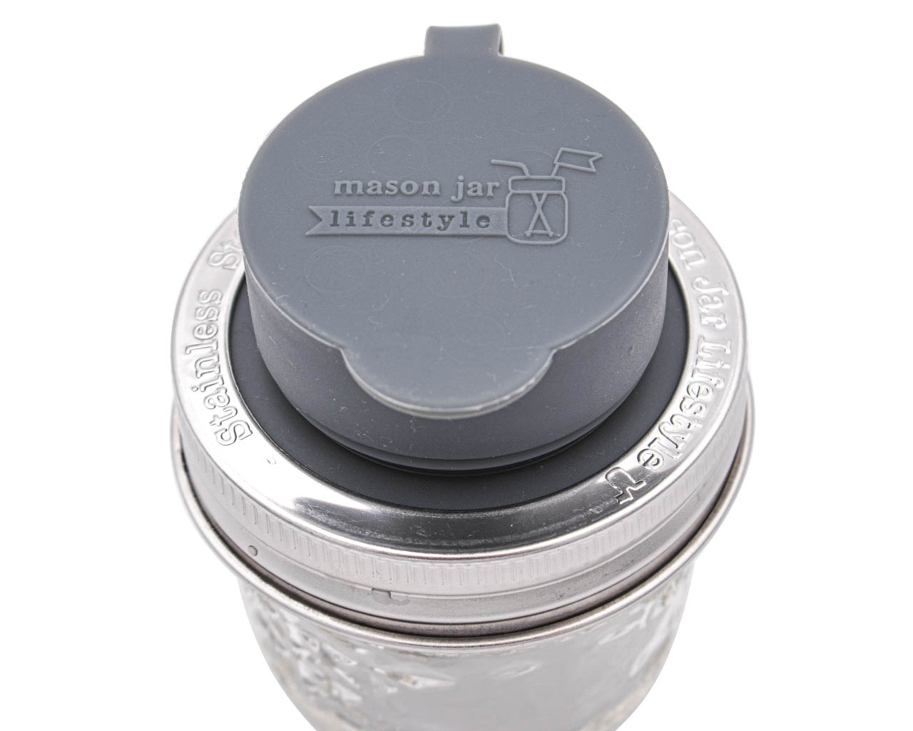 Silicone Chug Leak Resistant Lids for Regular Mouth Mason Jars - Concordia Style Boutique