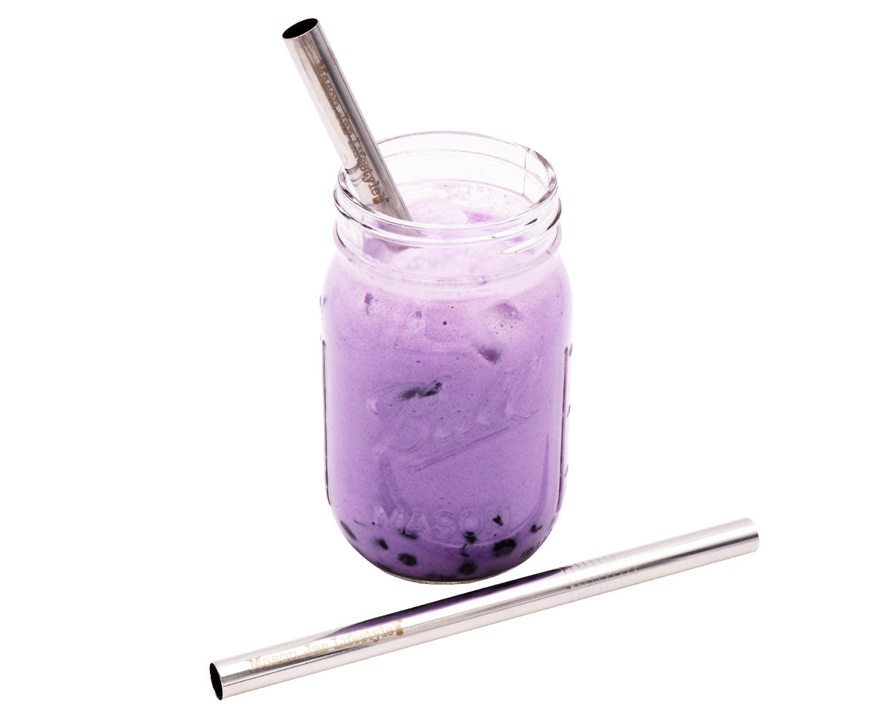 Individual Stainless Steel & Glass Straws for Mason Jars - Concordia Style Boutique