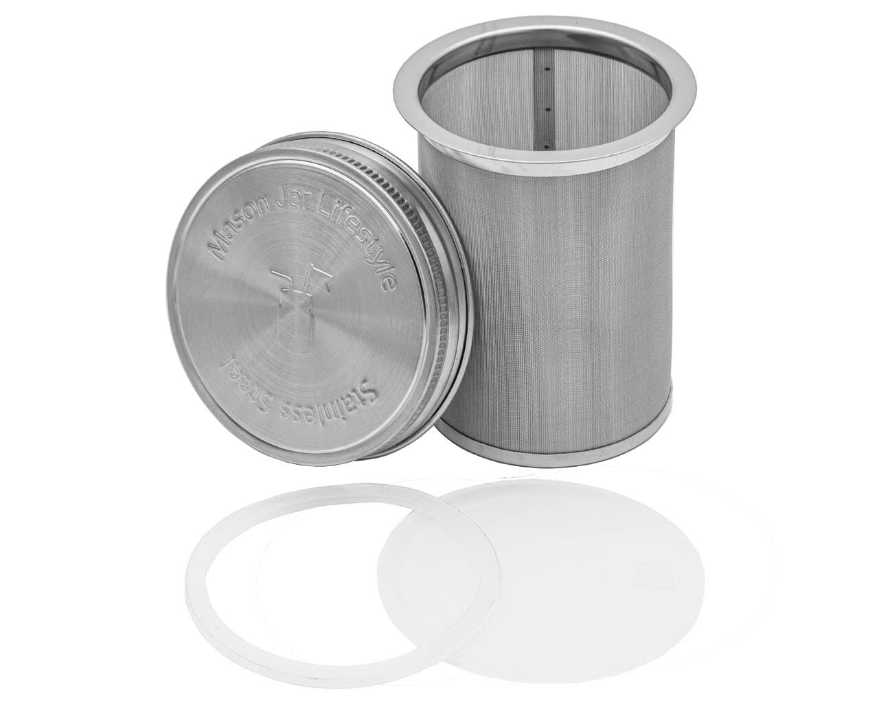 Cold Brew Coffee & Tea Maker Stainless Steel Filter With Lid for Mason Jars - Concordia Style Boutique