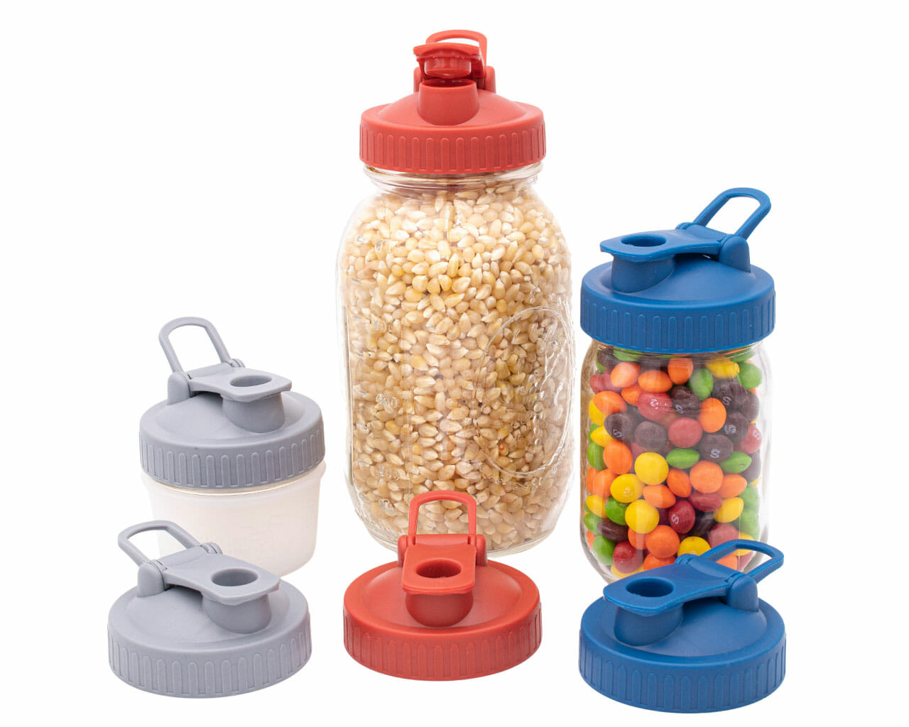 Pour & Store Shaker Lid with Carry Loop for Mason Jars - Concordia Style Boutique