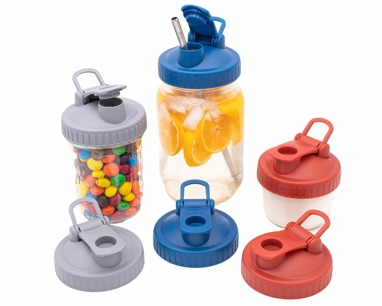 Pour & Store Shaker Lid with Carry Loop for Mason Jars - Concordia Style Boutique