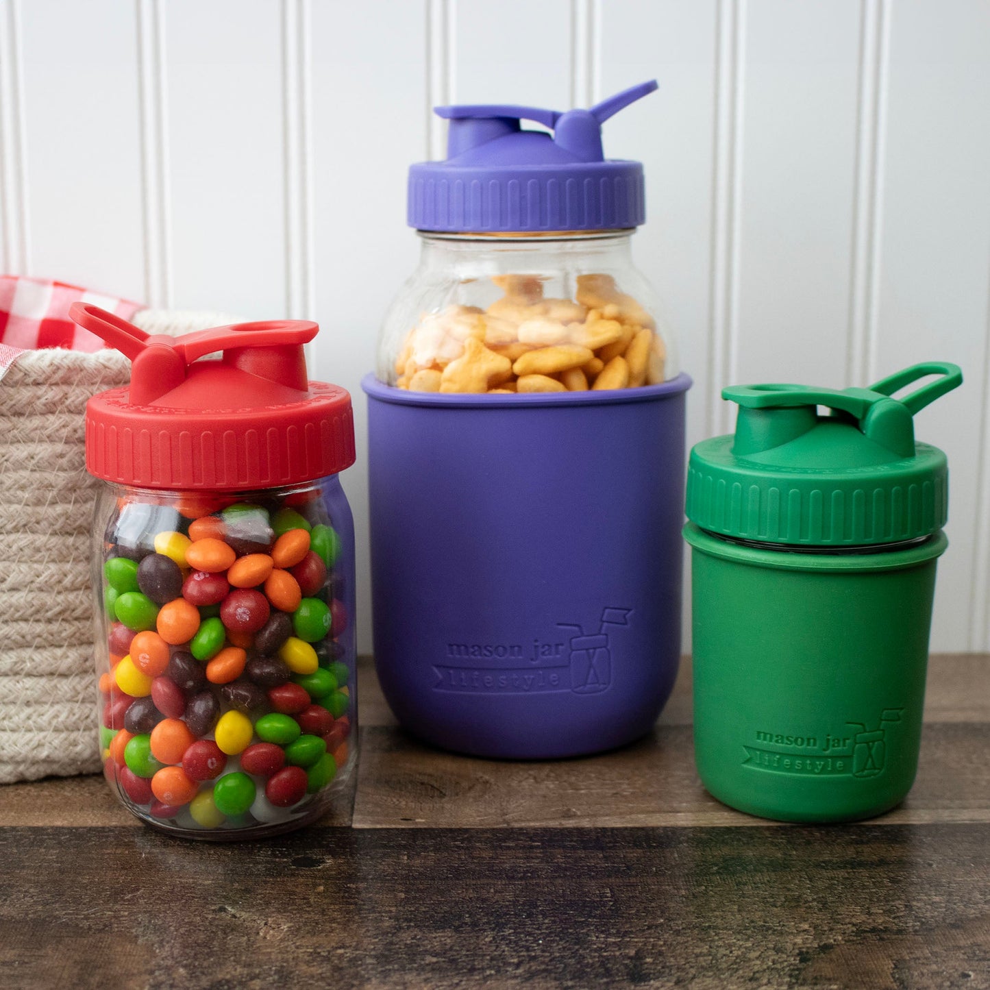 Pour & Store Shaker Lid with Carry Loop for Mason Jars - Concordia Style Boutique