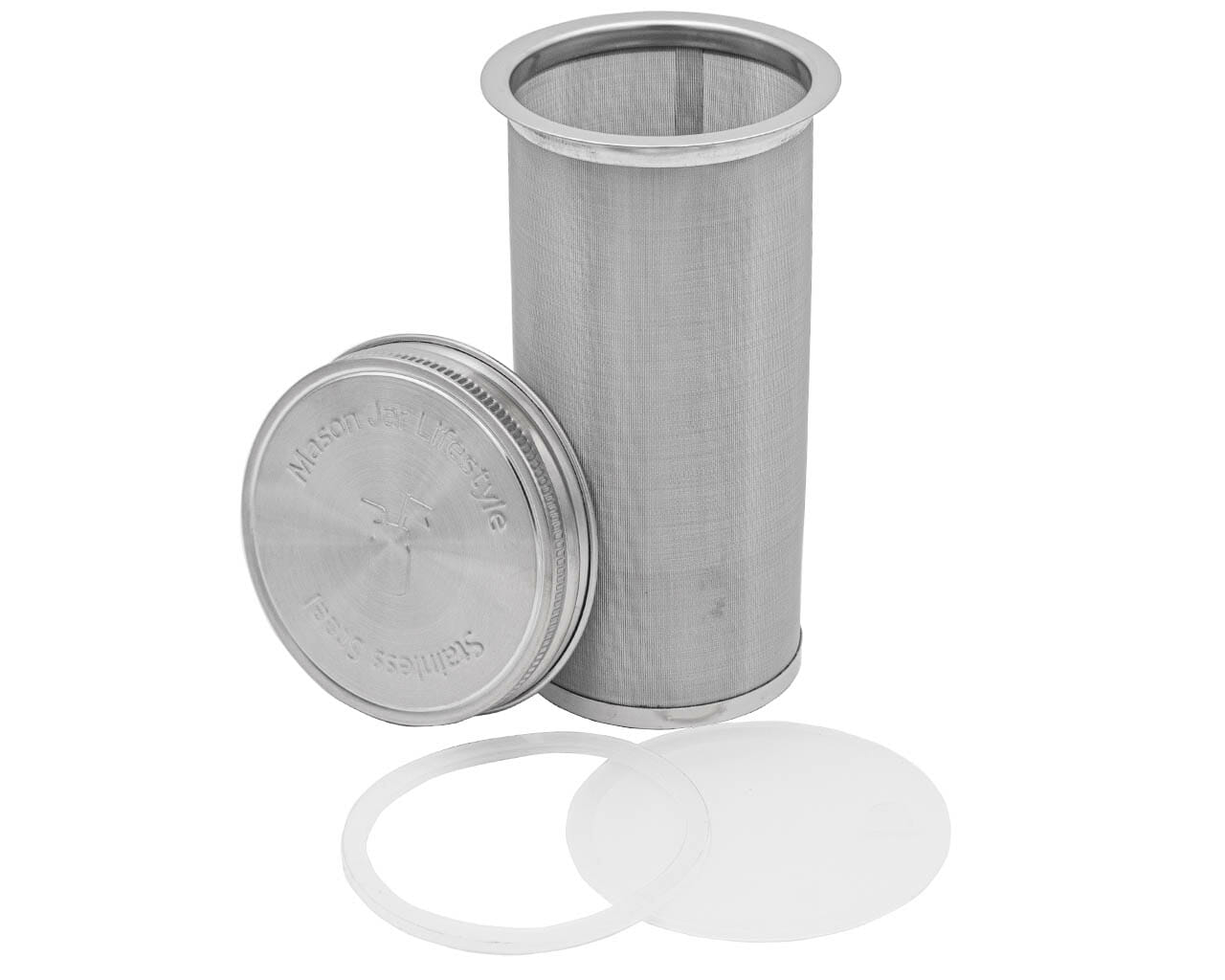 Cold Brew Coffee & Tea Maker Stainless Steel Filter With Lid for Mason Jars - Concordia Style Boutique