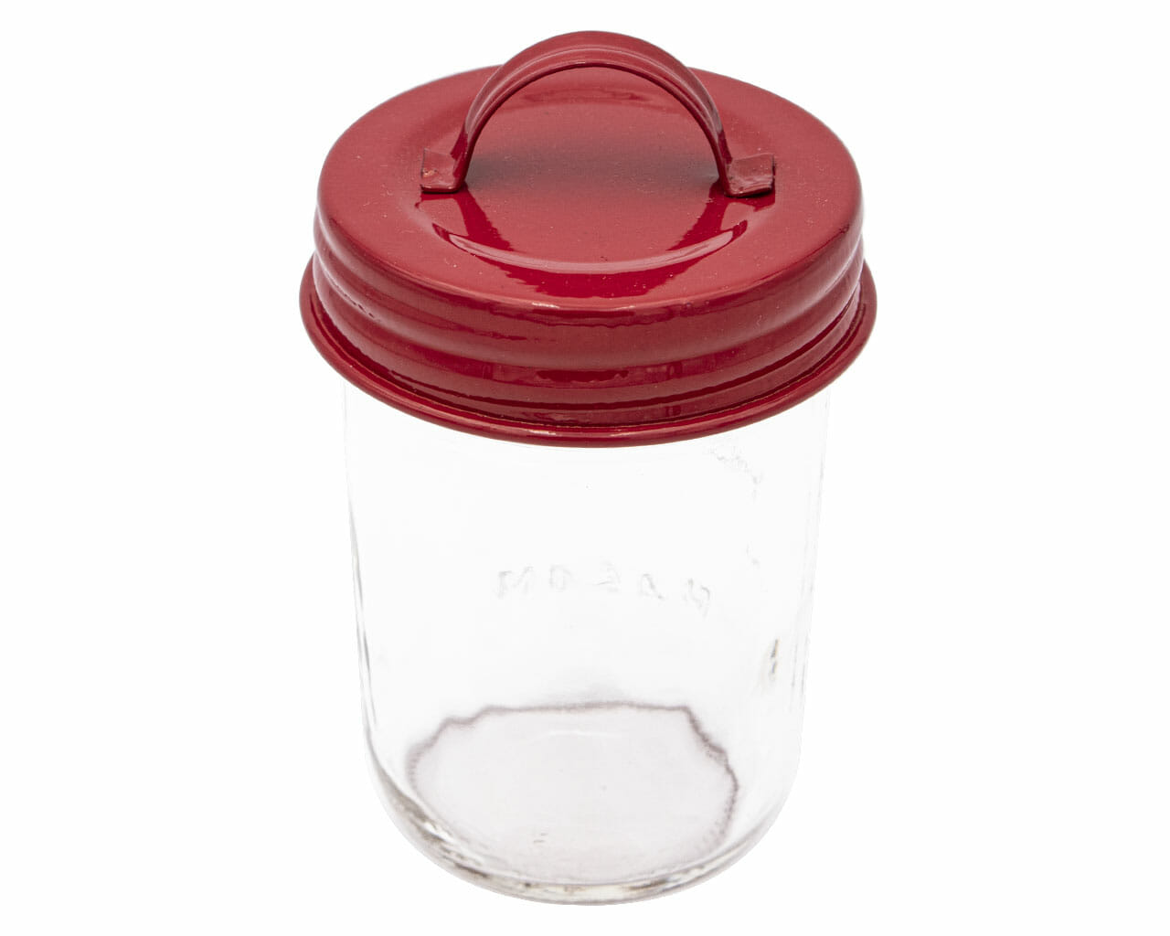 Red Enameled Handle/Canister Lids - Concordia Style Boutique