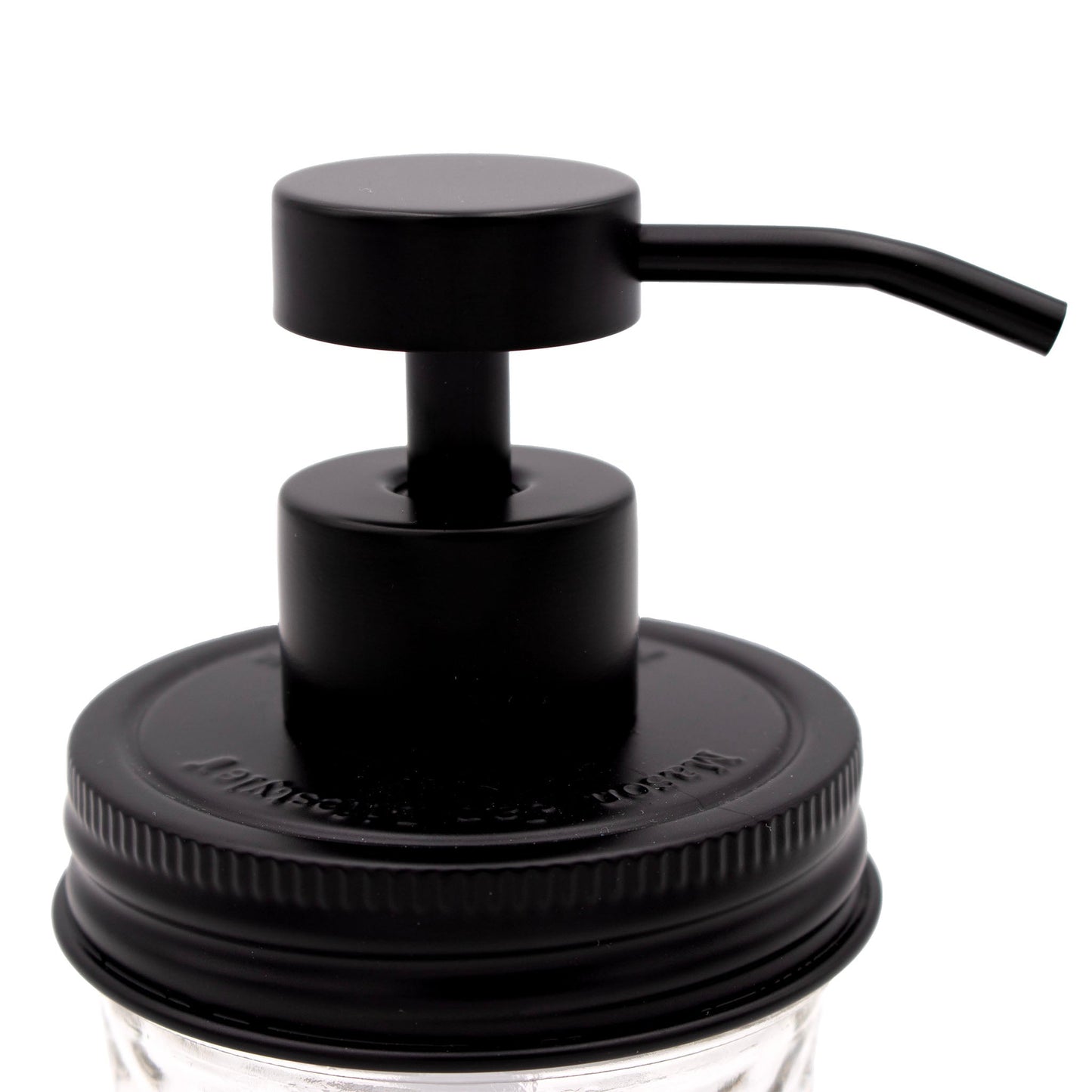 Matte Black Soap Pump Lid Kit for Mason Jars - Concordia Style Boutique