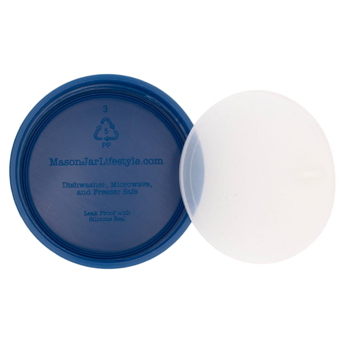 Leak Proof Plastic Storage Lids with Silicone Liners for Mason Jars - Concordia Style Boutique