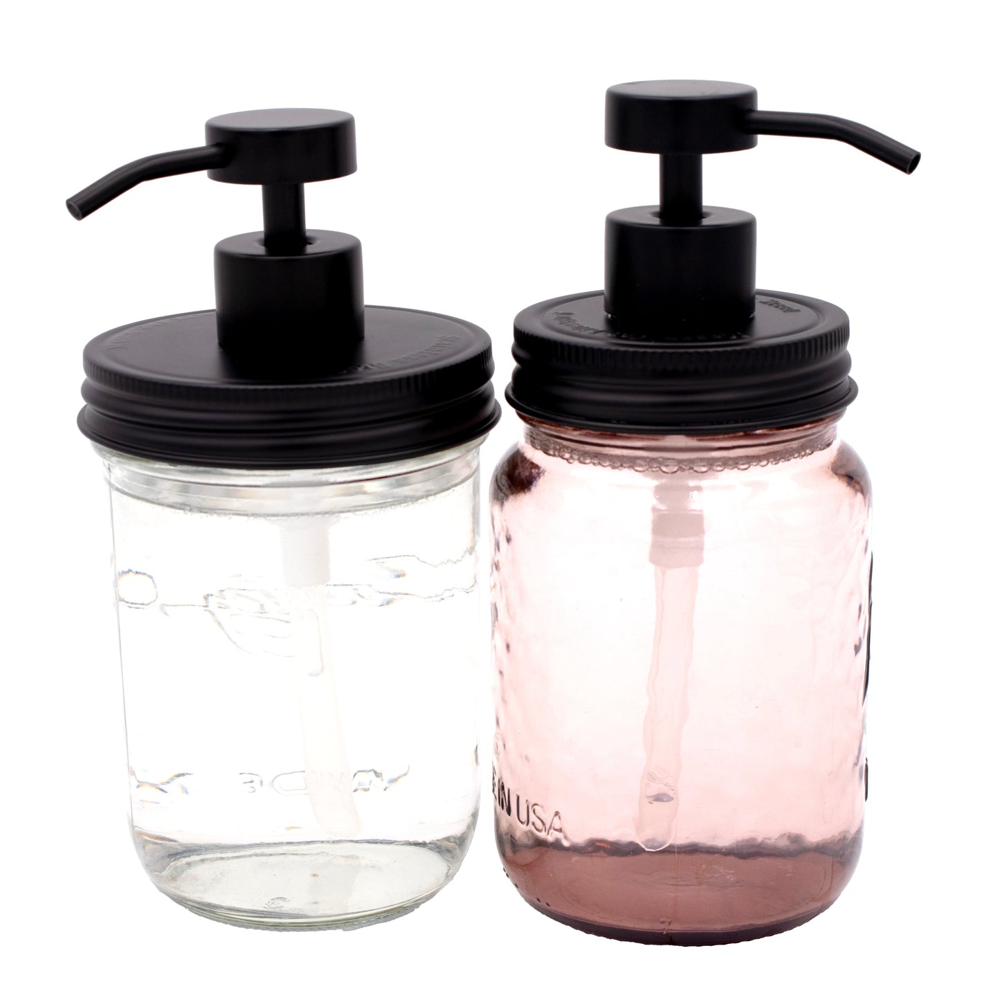 Matte Black Soap Pump Lid Kit for Mason Jars - Concordia Style Boutique