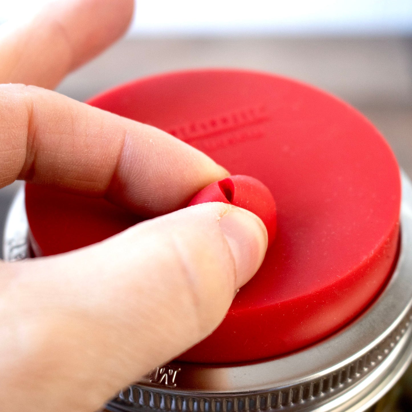 Silicone Fermentation Airlock Valve Lid With SS Band for Wide Mouth Mason Jars - Concordia Style Boutique