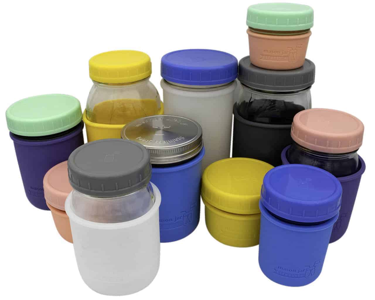 Silicone Sleeve for 4oz Mason Jars - Concordia Style Boutique