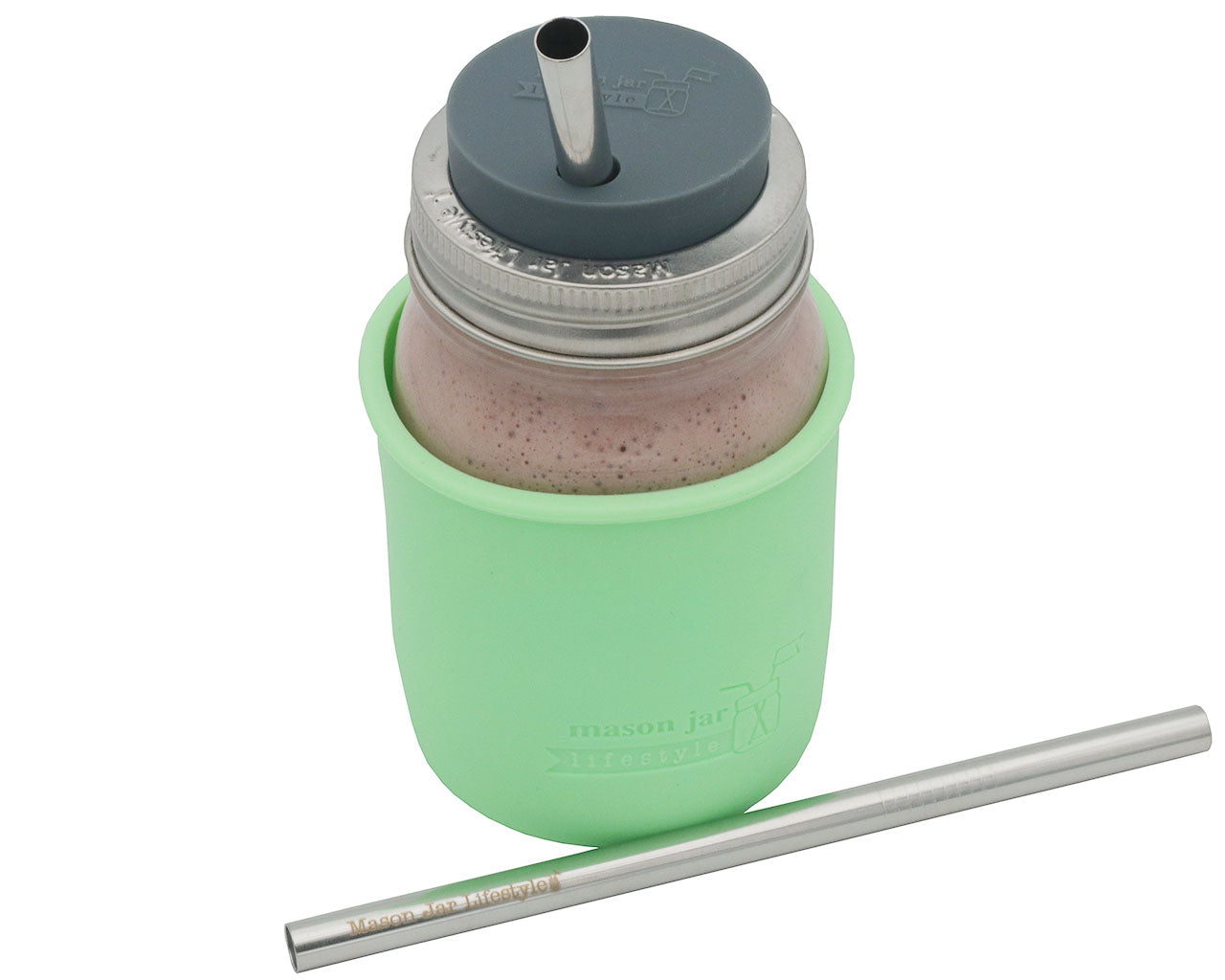 Individual Stainless Steel & Glass Straws for Mason Jars - Concordia Style Boutique