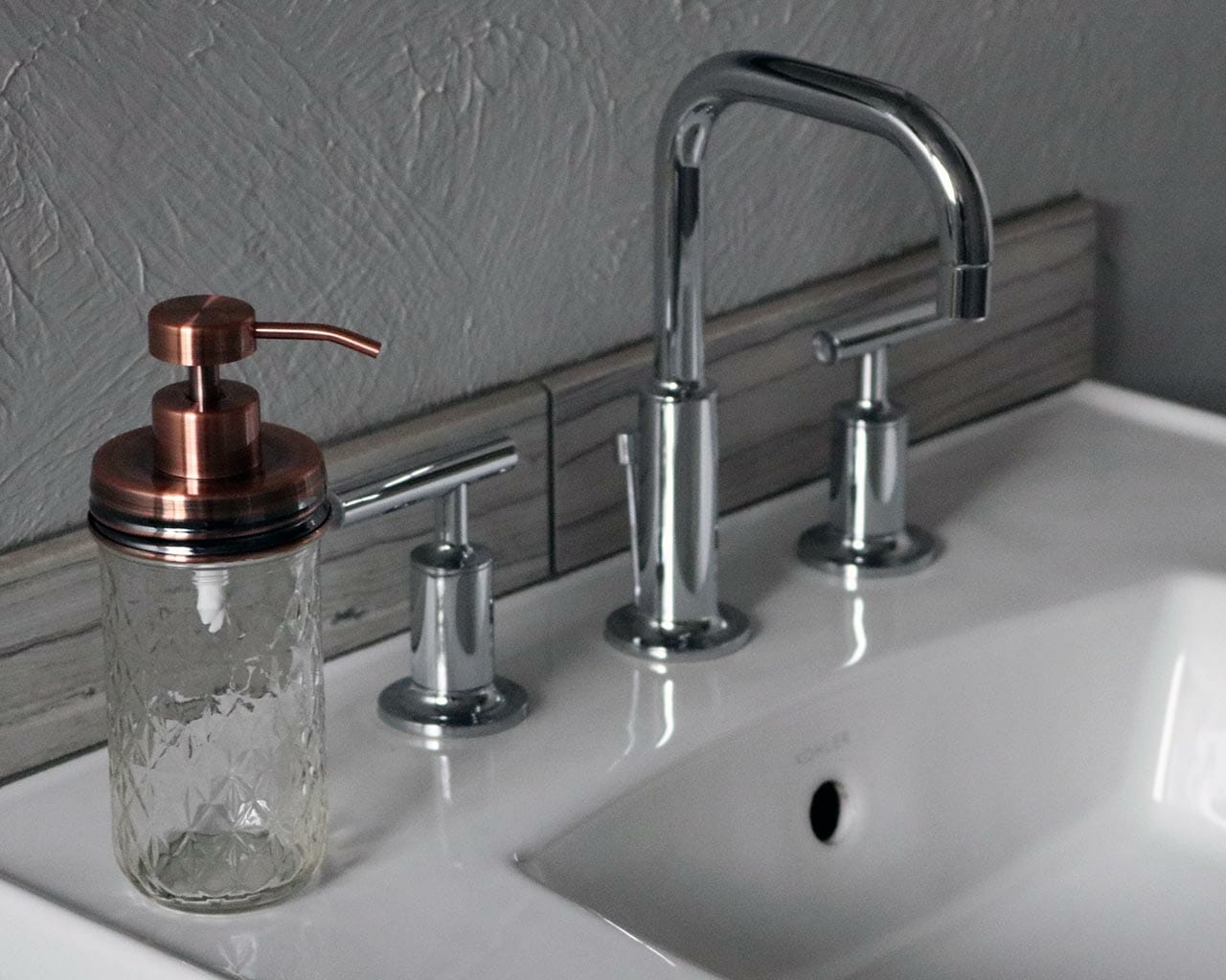 Vintage Copper Soap Pump Lid Kit for Regular Mouth Mason Jars - Concordia Style Boutique