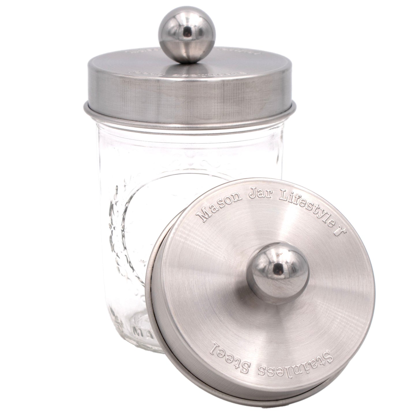 Apothecary Stainless Steel Lid for Mason Jars - Concordia Style Boutique