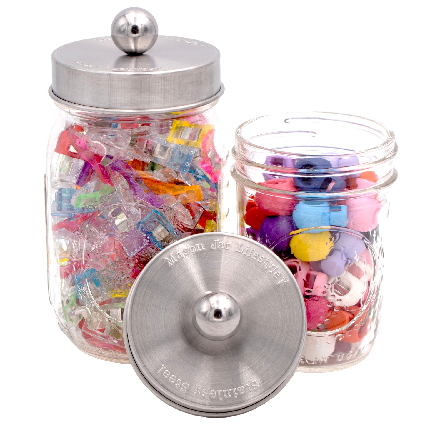 Apothecary Stainless Steel Lid for Mason Jars - Concordia Style Boutique