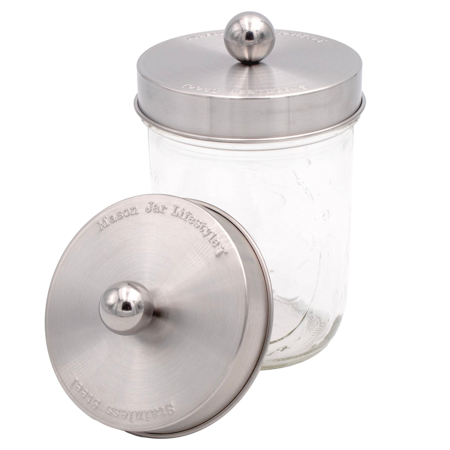 Apothecary Stainless Steel Lid for Mason Jars - Concordia Style Boutique