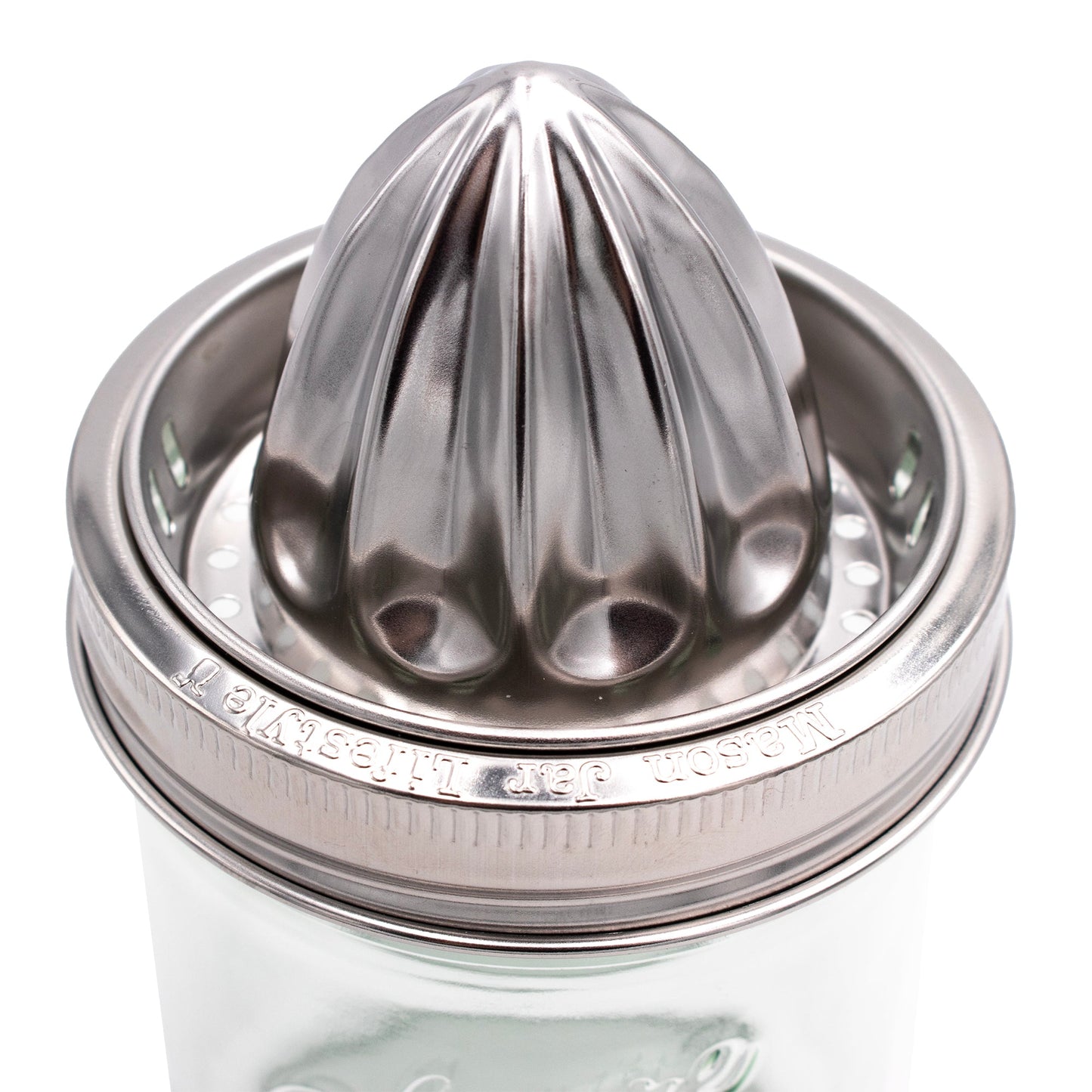 Juicing Stainless Steel Lid for Wide Mouth Mason Jars - Concordia Style Boutique