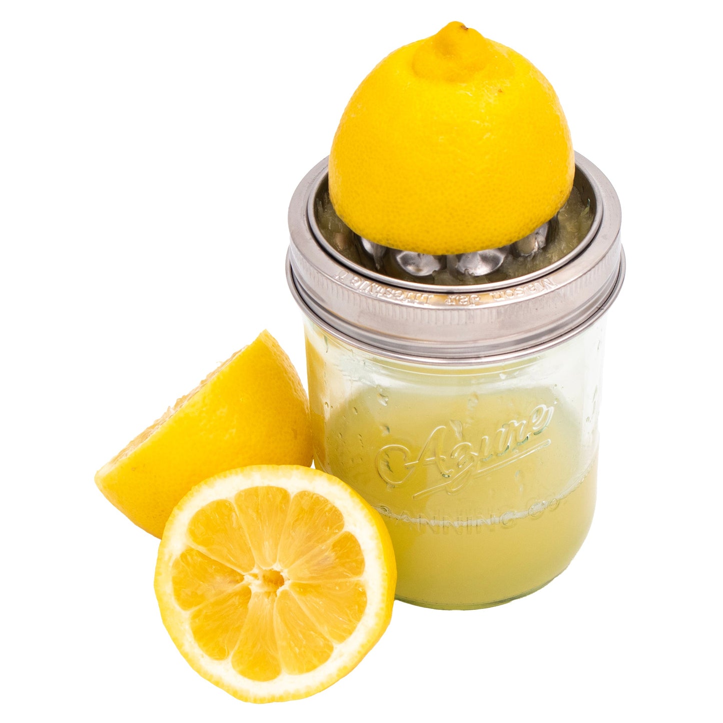 Juicing Stainless Steel Lid for Wide Mouth Mason Jars - Concordia Style Boutique