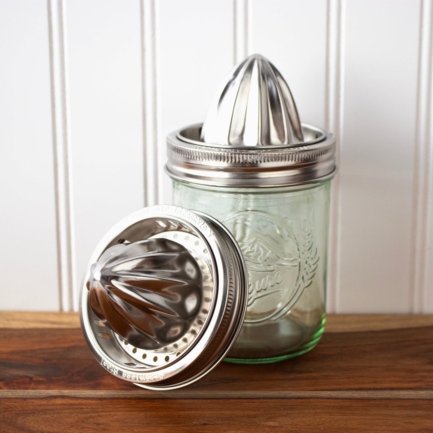 Juicing Stainless Steel Lid for Wide Mouth Mason Jars - Concordia Style Boutique