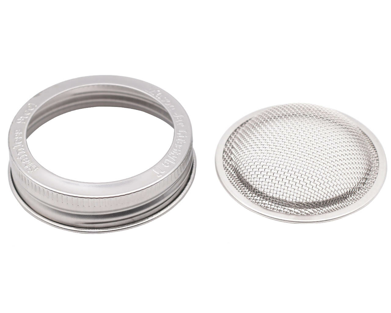 Curved Rust Proof Sprouting Lid and Band for Mason Jars - Concordia Style Boutique