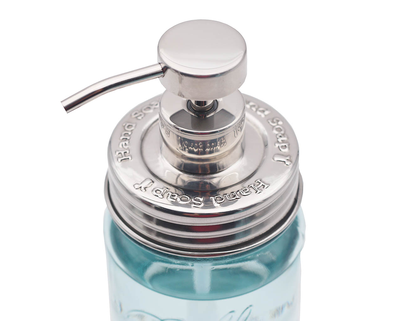 "Hand Soap," "Dish Soap," and "Lotion" Embossed Shiny Dispenser Pumps for Regular Mouth Mason Jars 3 Pack - Premium Mason Jar from Mason Jar Lifestyle - Just $27.99! Shop now at Concordia Style Boutique