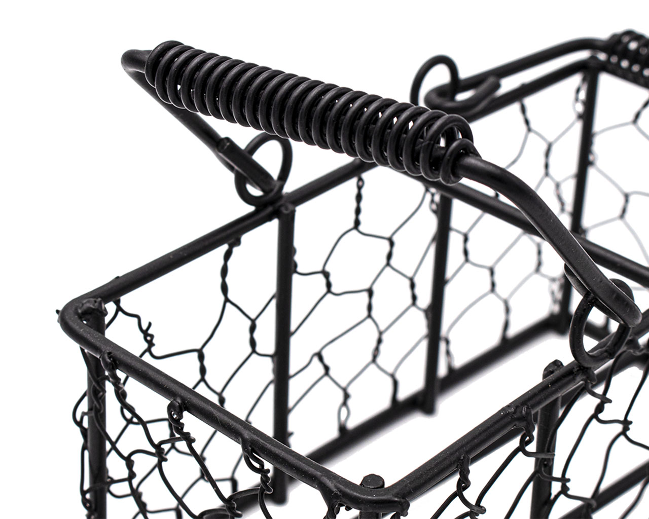 Chicken Wire Caddy for 2 Half Pint 8oz Mason Jars - Concordia Style Boutique