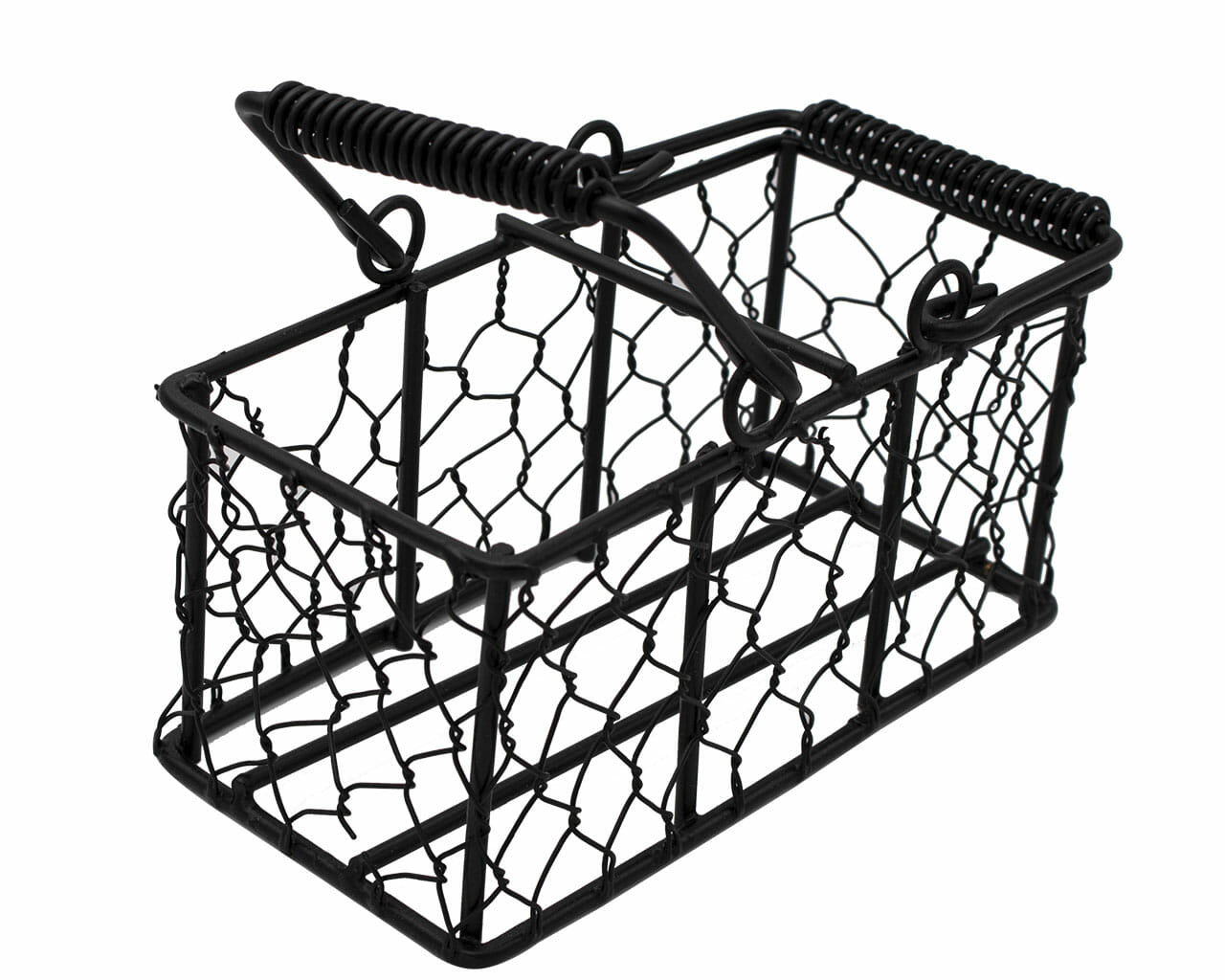 Chicken Wire Caddy for 2 Half Pint 8oz Mason Jars - Concordia Style Boutique
