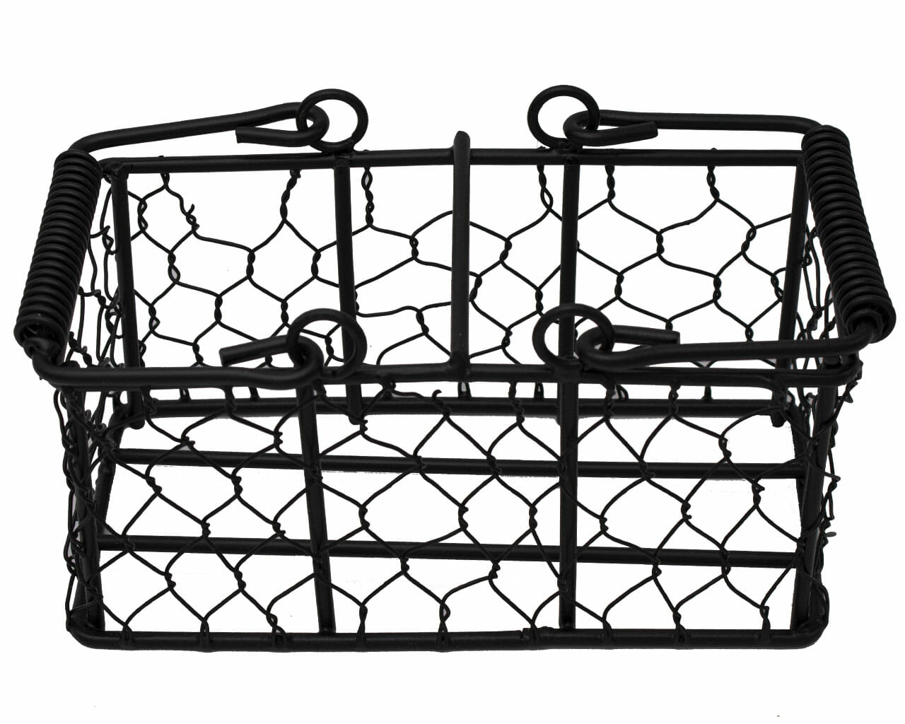 Chicken Wire Caddy for 2 Half Pint 8oz Mason Jars - Concordia Style Boutique