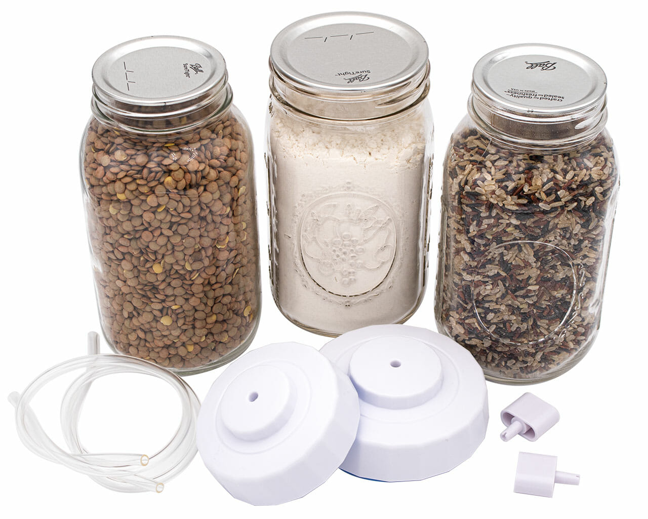 Vacuum Sealing Kit for Regular and Wide Mouth Mason Jars - Concordia Style Boutique