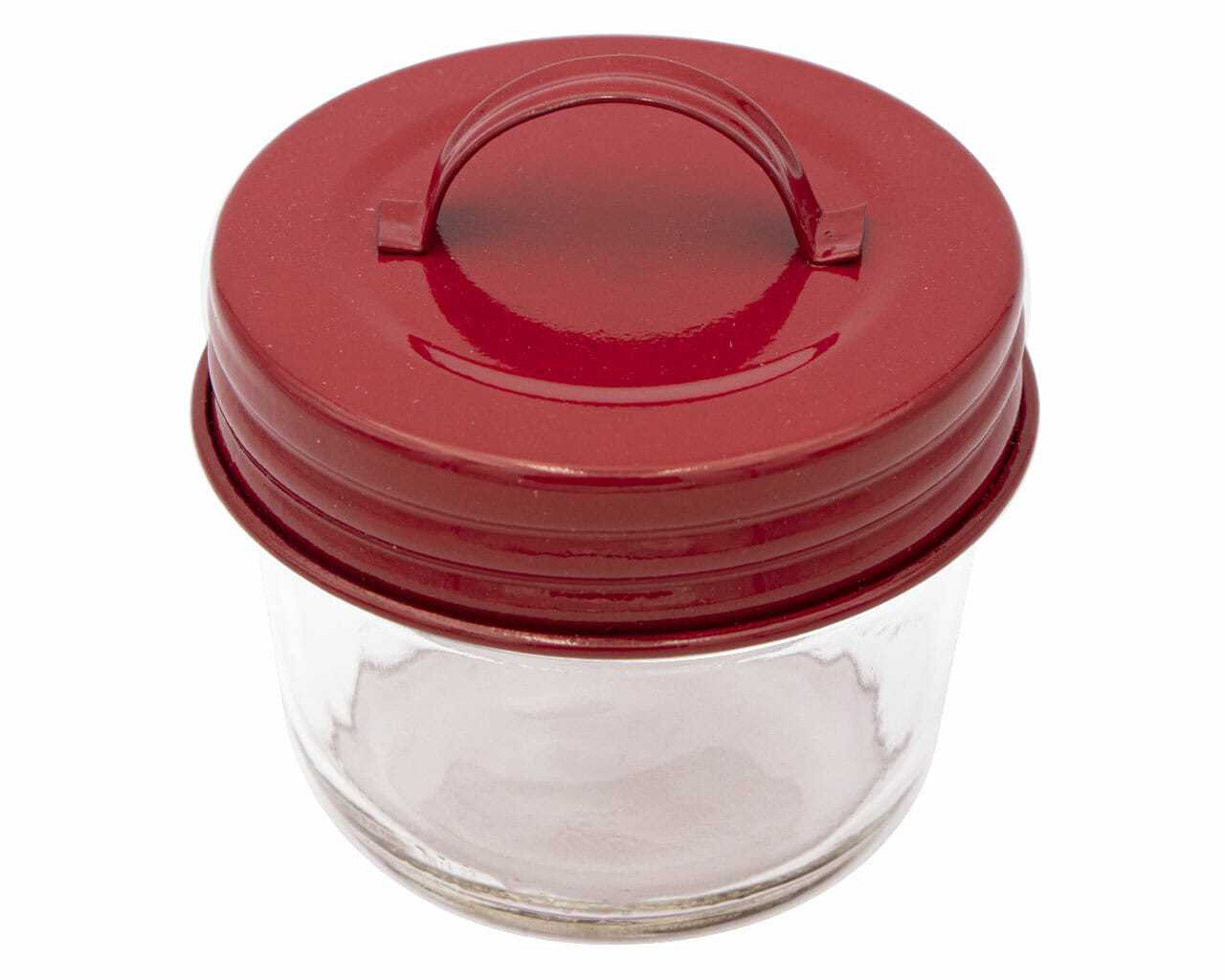 Red Enameled Handle/Canister Lids - Concordia Style Boutique