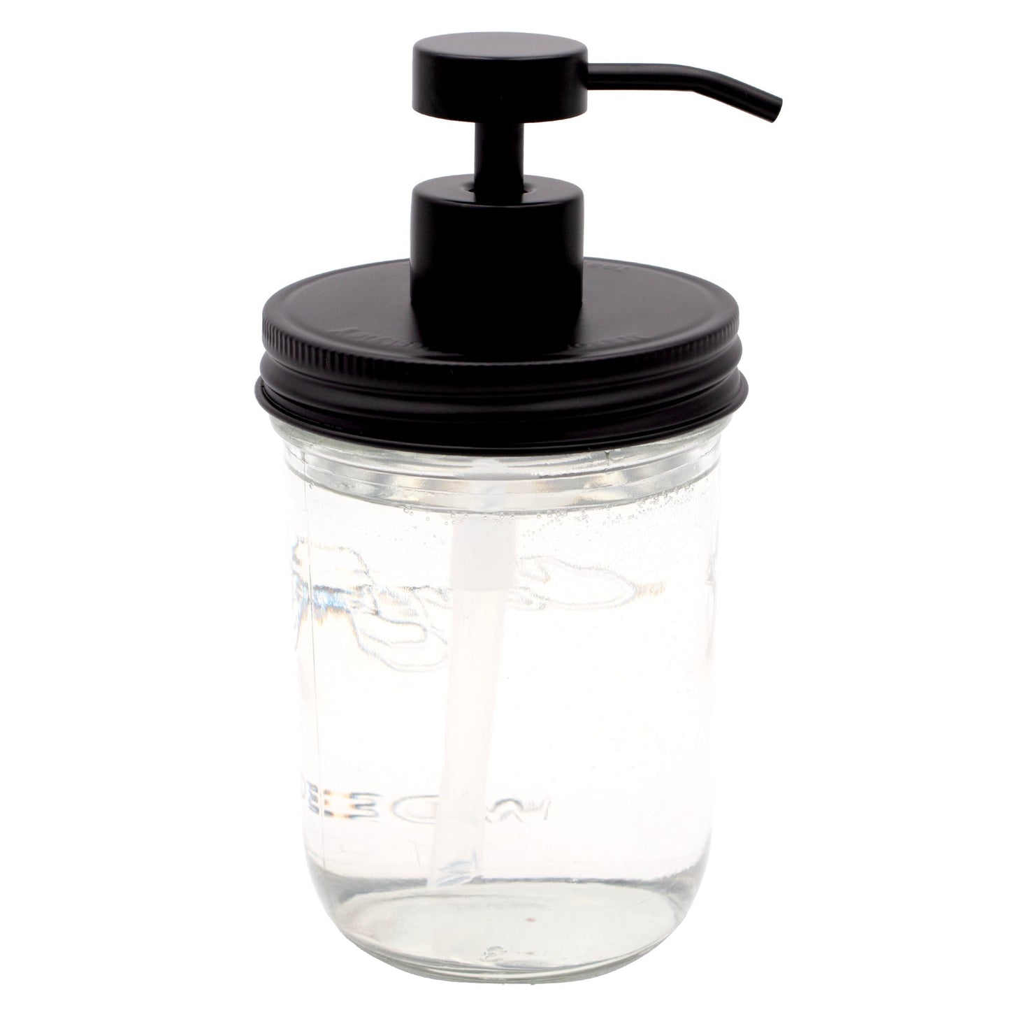 Matte Black Soap Pump Lid Kit for Mason Jars - Concordia Style Boutique