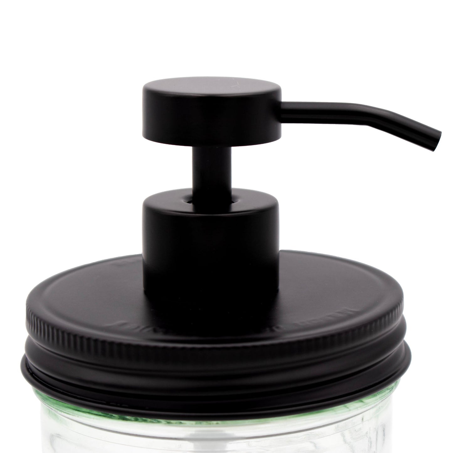 Matte Black Soap Pump Lid Kit for Mason Jars - Concordia Style Boutique