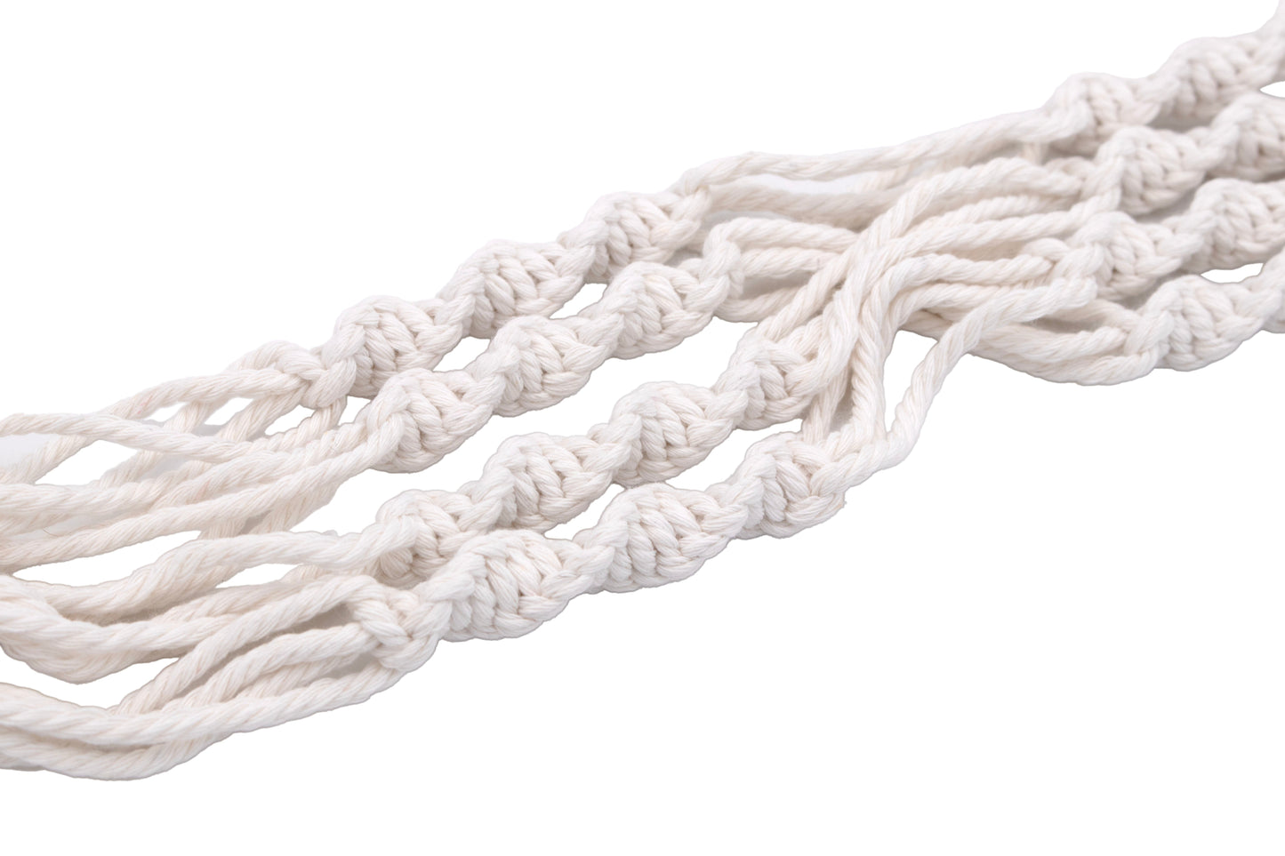 Braided Macrame Rope Mason Jar Holder / Hanger - Concordia Style Boutique