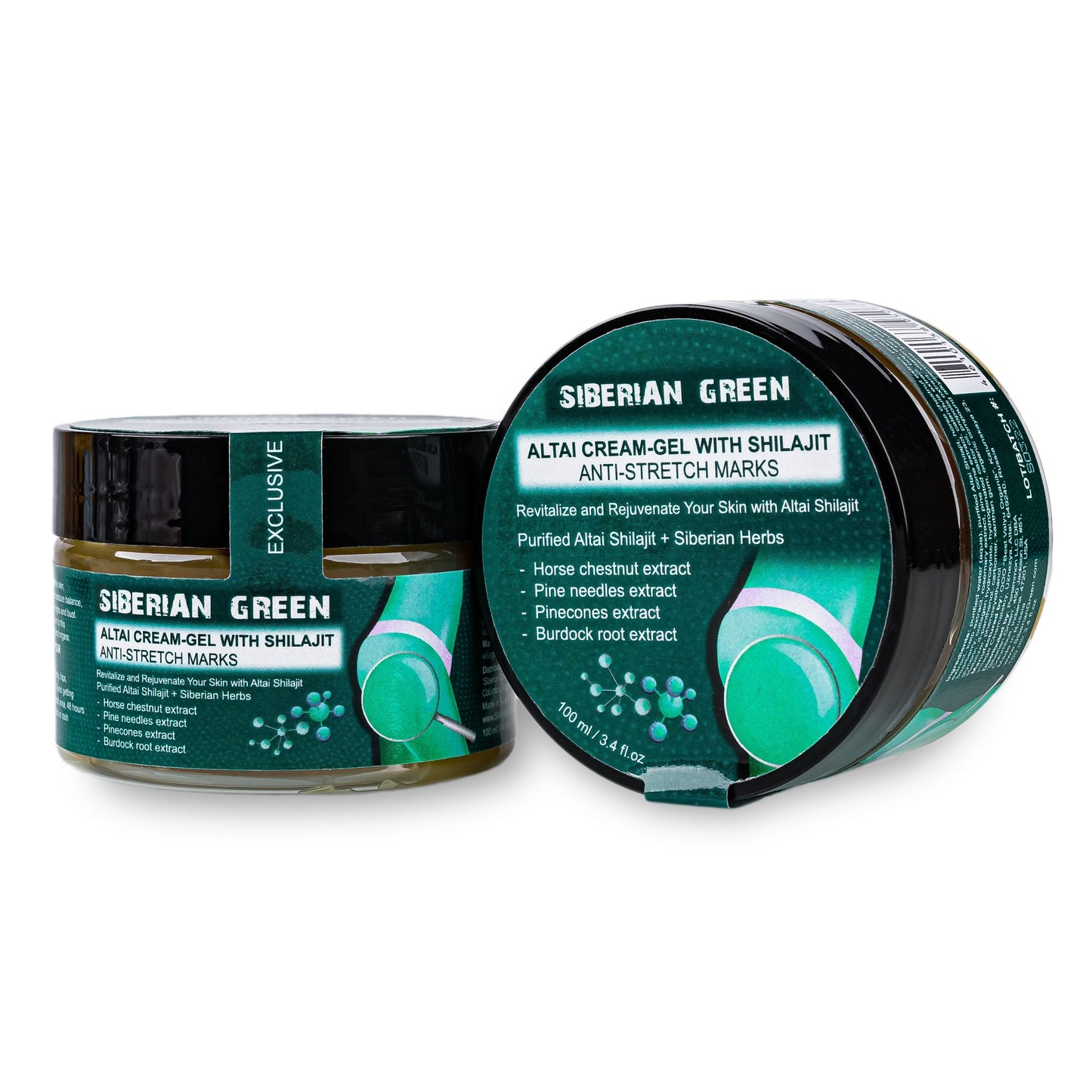 Altai Anti-Stretch Mark Cream with Shilajit & Siberian Herbs – 100ml - Concordia Style Boutique