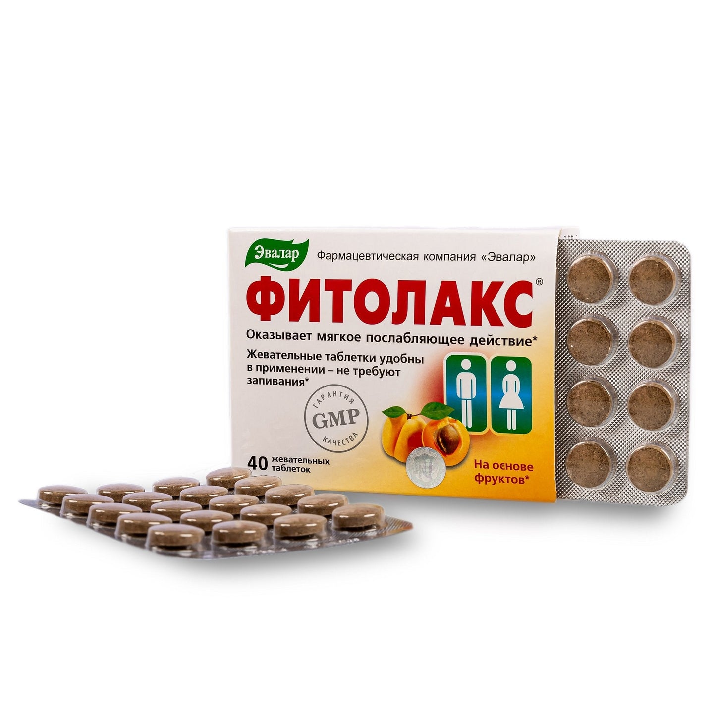 Prunus with Herbs by Evalar Fitolaks 40 Tabs - Concordia Style Boutique
