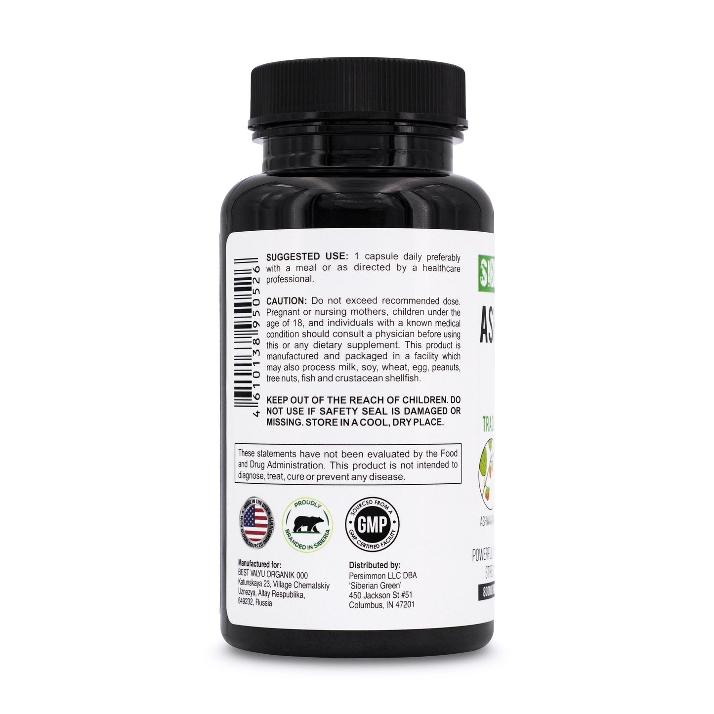 Ashwagandha with Altai Shilajit & Turmeric | Ayurvedic Herbal Complex 60 Capsules - Concordia Style Boutique