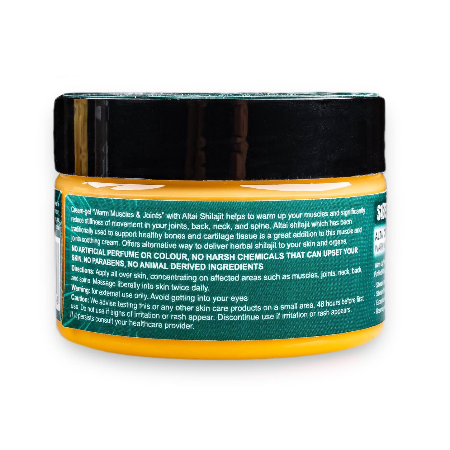 Altai Cream-Gel “Warm Muscles & Joints” with Shilajit Pine Nut Essential Oils Resin and Herbs 100ml - Concordia Style Boutique