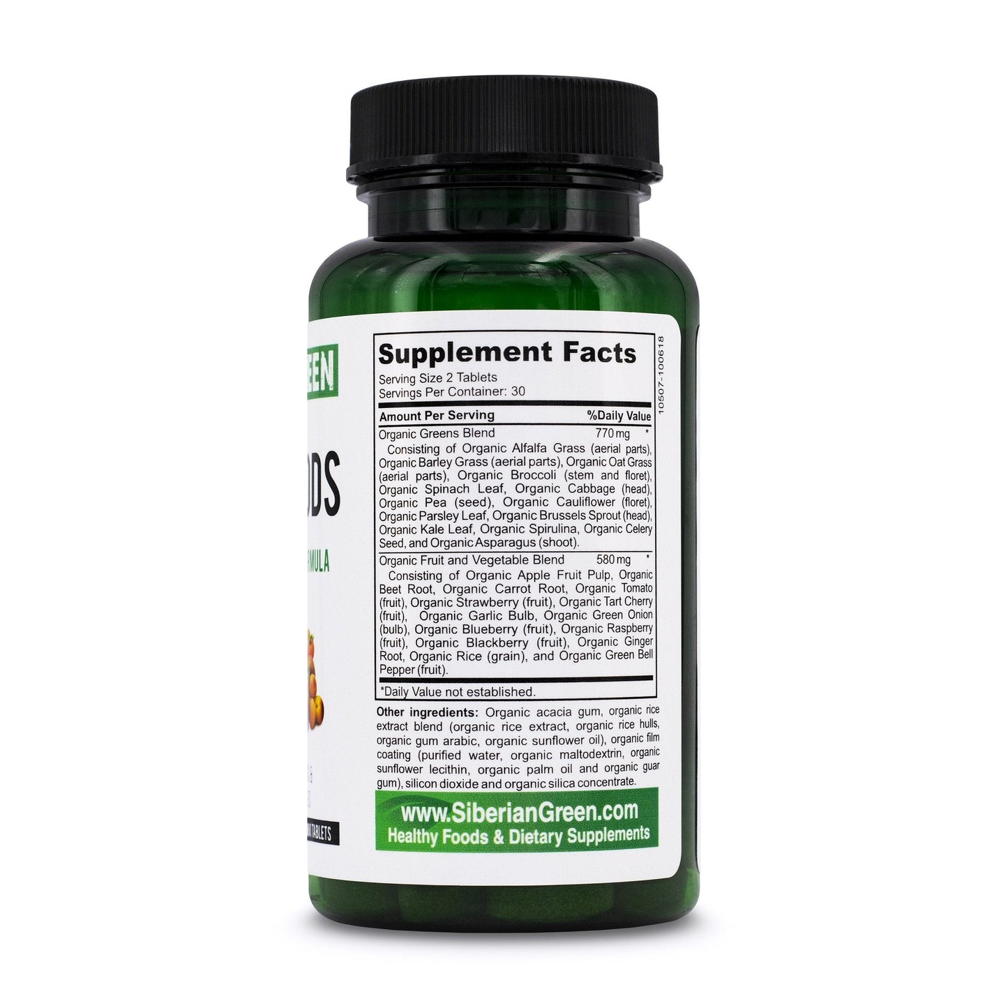 28 Organic Superfood Tablets – Essential Greens, Fruits & Veggies - Concordia Style Boutique
