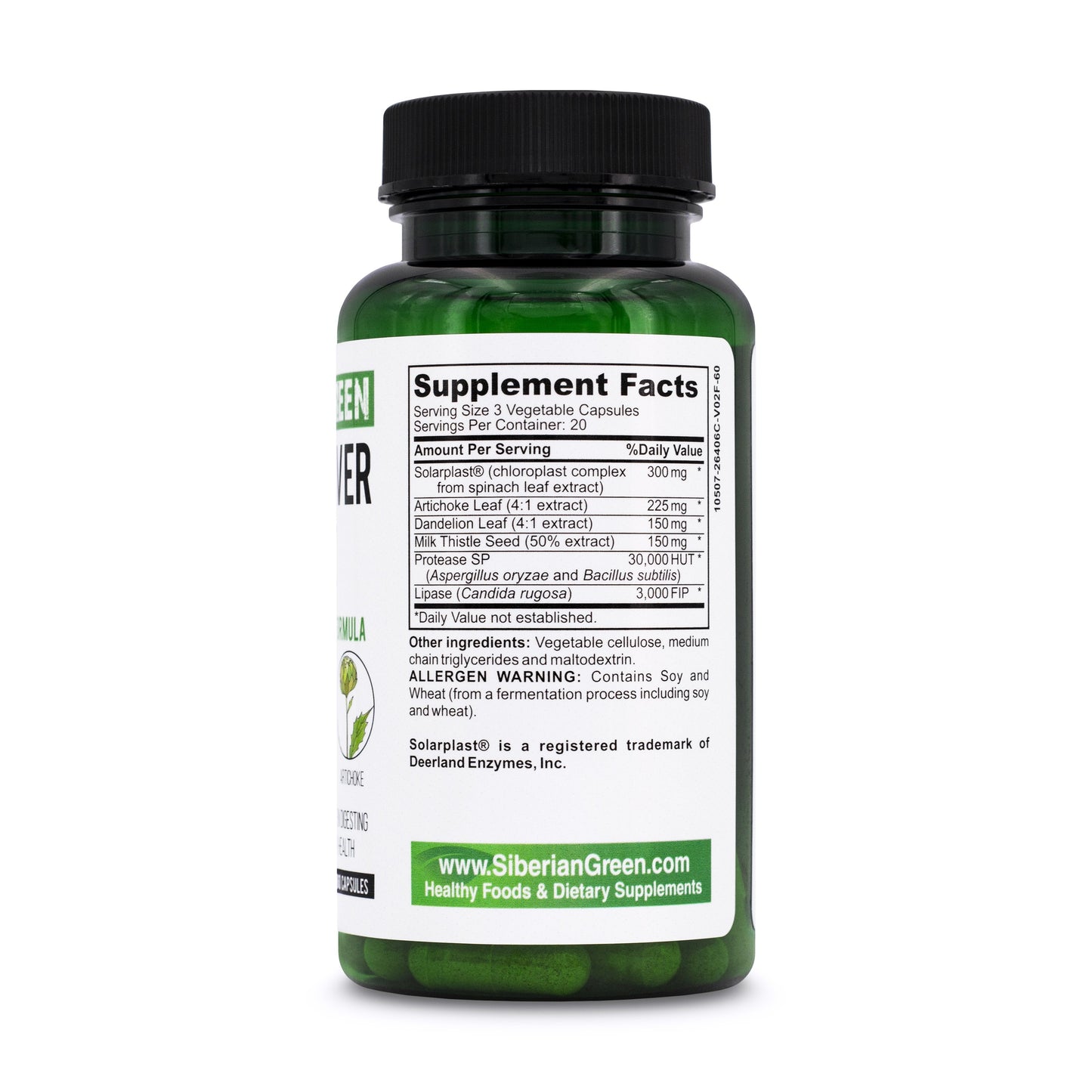 Herbal Liver Detox – Milk Thistle & Artichoke Capsules - Concordia Style Boutique
