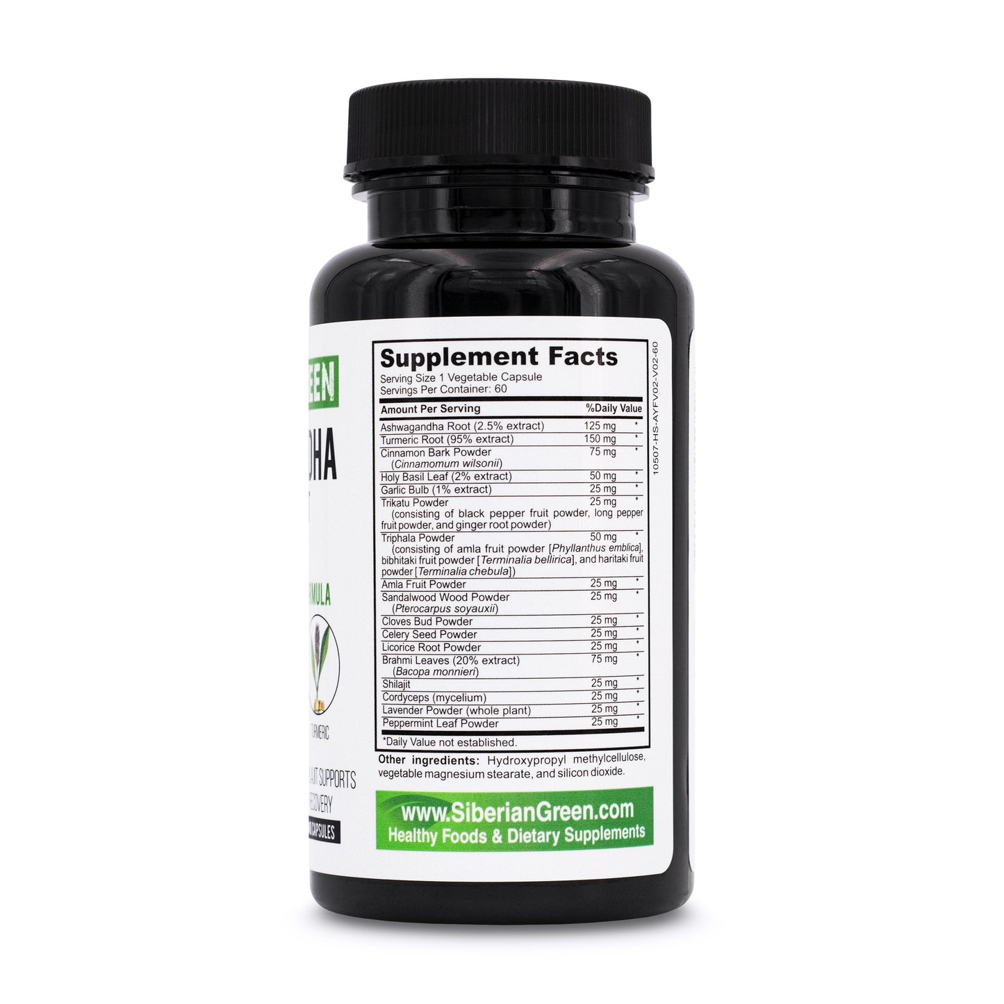 Ashwagandha with Altai Shilajit & Turmeric | Ayurvedic Herbal Complex 60 Capsules - Concordia Style Boutique