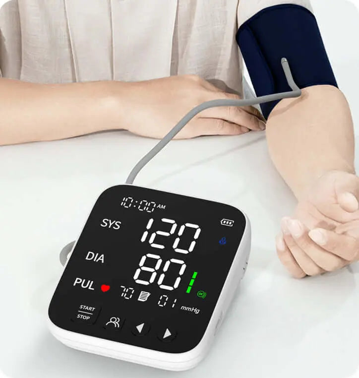 Med-Pat BP-S Arm Blood Pressure Monitor – Accurate and Reliable Home Health Device with Easy-to-Read Display and One-Touch Operation